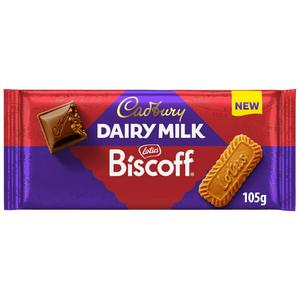 Cadbury Dairy Milk Biscoff Chocolate Bar 105g