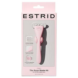 Estrid Starter Kit Bloom Manuell barberhøvel med 5-bladers teknologi Vektet håndtak
