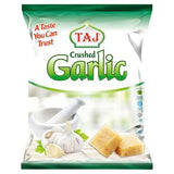 Taj Crushed Garlic 400g product pack (British brand)