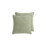 Habitat Herringbone Cushion Cover Moss Green 43x43cm