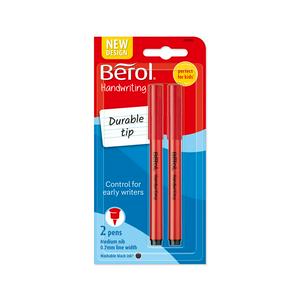 Berol Handwriting Pens Black 2 Pack
