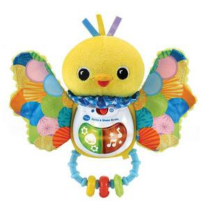 VTech Rattle & Shake Birdie soft toy 19cm (British brand)
