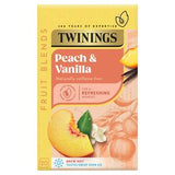 Twinings Peach Cooler Tea Bags Herbal Fruit Infusion 20 Count 30g