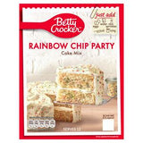 Betty Crocker rainbow chip cake mix 425g - British product
