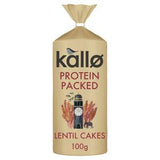 Kallo Lentil Cakes Protein Snack 100g