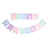 Sainsbury's Home Pastel Happy Birthday Bunting 2.5m