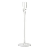 Habitat Clear Stem Large Glass Taper Holder 30cm, UK version