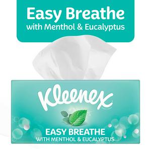 Kleenex box tissues eucalyptus menthol 56 sheets, UK version
