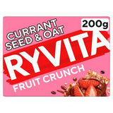 Ryvita Fruit Crunch Crispbread Currant Seed & Oat 200g
