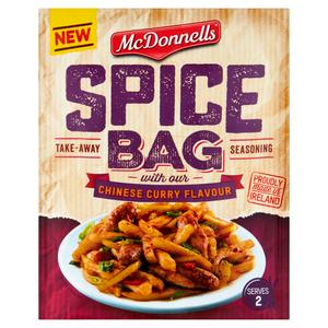 McDonnells Spice Bag Chinese Curry Seasoning Mix 40g, imported from the UK