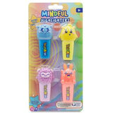 Mindful Scented Character Highlighters 4 Pack