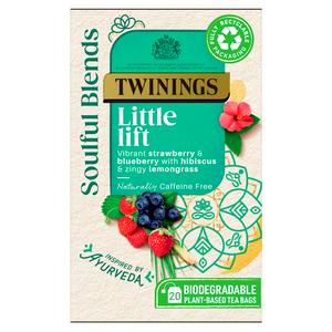 Twinings Soulful Blends Little Lift Herbal Tea Strawberry Blueberry 20 Bags 36g