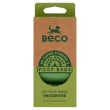 Beco Poop Bags Unscented Leak Proof 60 Pack Large