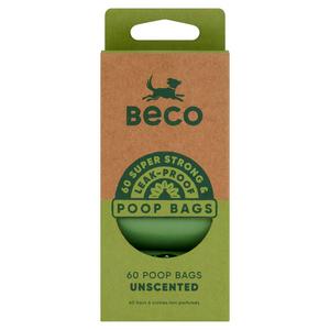 Beco poop bags unscented big strong pack 60 - British product