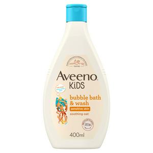 Aveeno Kids Bubble Bath Wash Soothing Oat Extract 400ml