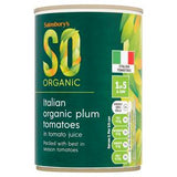 Sainsbury's Organic Italian Plum Tomatoes in Juice 400g