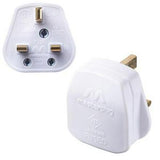 Masterplug 13 Amp Fused Plug White Electrical Accessory 1 pack