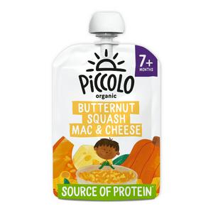 Piccolo Økologisk Butternut Squash Mac & Ost Salvie Barnematpose 130g