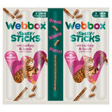 Webbox Tasty Sticks Turkey and Lamb Cat Treats 7 x 5g