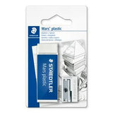 Staedtler Mars Eraser and Sharpener Stationery Set 11x6.6x1.5cm