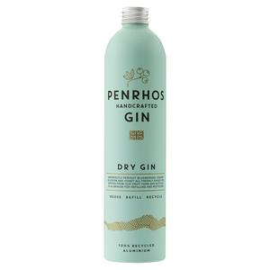 Penrhos Handcrafted Dry Gin Blueberry 70cl imported from the UK