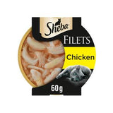 Sheba Adult Fillets Chicken in Gravy Wet Cat Food Tray 60g