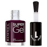 Rimmel London Super Gel Nail Polish Plum Pudding 064 12ml