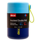 Decor Blue Kids Insulated Food Flask 350ml