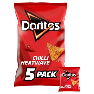 Doritos Chilli Heatwave Tortilla Chips Multipack 5x30g