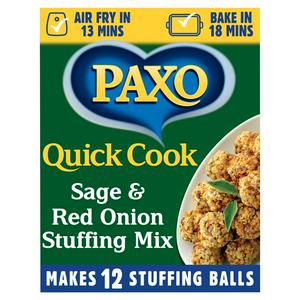 Paxo Sage & Red Onion Stuffing Mix 150g, imported from the UK