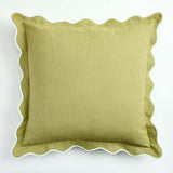 Habitat Scallop Cushion Olive 43x43cm