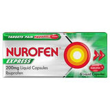 Nurofen Express Liquid Capsules 200mg 6 Pack