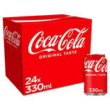 Coca-Cola Original Taste Cola Sparkling Soft Drink 24 x 330ml