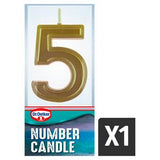 Dr. Oetker Number 5 Birthday Cake Candle