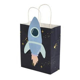 Sainsbury's Space Rocket Party Gift Bags Blue Pack of 10 (British brand)