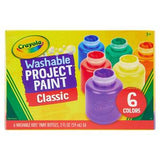 Crayola Pack of 6 Washable Kids Paints Painting Set