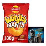 Walkers Wotsits Giants Sweet and Spicy Baked Corn Puffs 130g