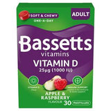 Bassetts Vitamins Vitamin D Apple & Raspberry Pastilles Adult x30