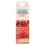 Sainsbury's Cranberry Juice No Added Sugar Fruit Drink 1L