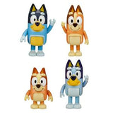 Bluey 4 Figure Pack Assortment Family Fun Toys