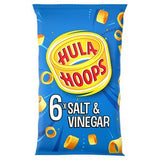 Hula Hoops Salt & Vinegar Potato Ring Crisps Multipack x6