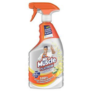 Mr Muscle Platinum antibacterial kitchen spray citrus 750ml, imported from the UK