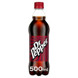 Dr Pepper fruit flavoured soft drink 500ml - British product