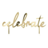 Sainsbury's Home Celebrate Metallic Acrylic Cake Topper 20cm