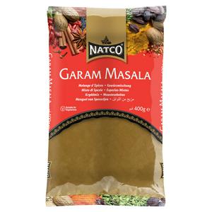 Natco Garam Masala spice mix 400g, imported from the UK