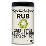 Cape Herb & Spice Greek Lemon Herb Seasoning Rub 100g