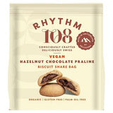Rhythm Vegan Hazelnut Chocolate Praline Biscuit Share Bag Sweet Biscuits 135g