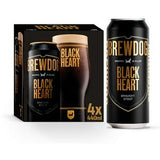BrewDog Black Heart Draught Stout 4 Pack 440ml