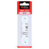 Cherry Blossom Flat Lace White Shoelaces 120cm - British product