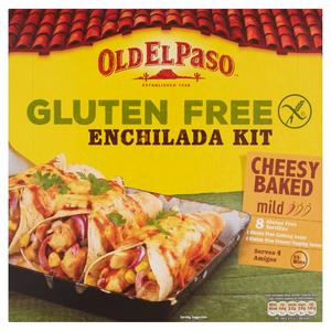 Old El Paso Enchilada Kit Gluten Free 518g, imported from the UK